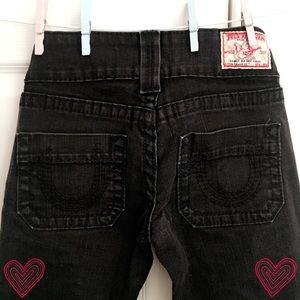 True Religion bootcut black jeans